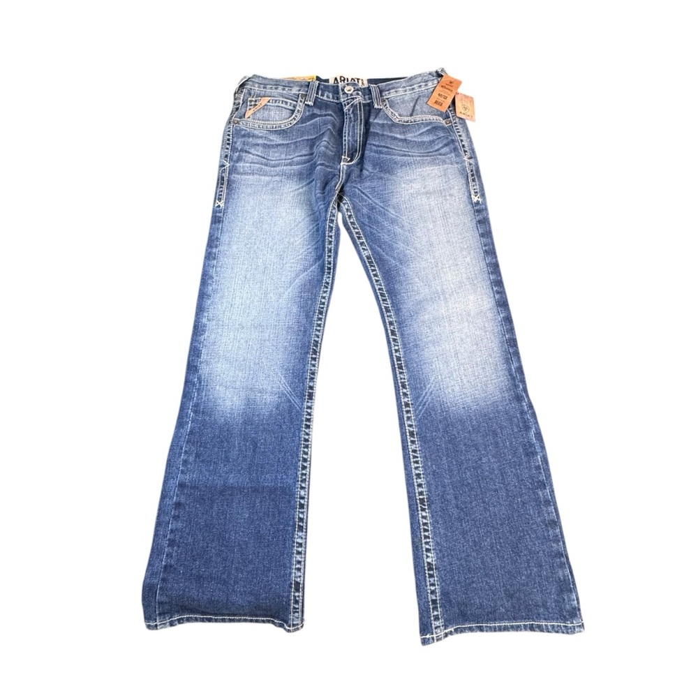 Ariat Men's Light Blue Bootcut Jeans - Picture 5 of 14